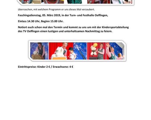 Kinderfasching