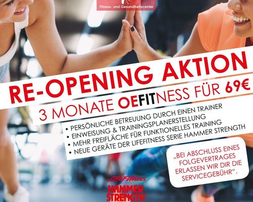 OeFit Re-Opening Aktion