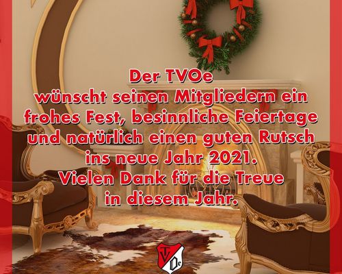 Frohe Weihnachten und einen guten Rutsch