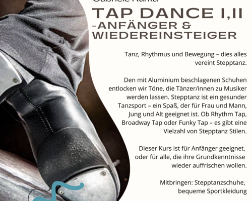 TAP DANCE I,II - Anfänger & Wiedereinsteiger