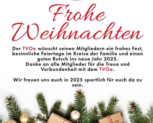 Frohe Weihnachten und einen guten Rutsch in 2025