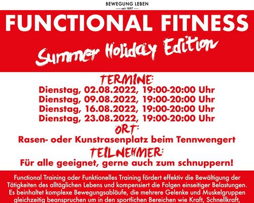 Functional Fitness - Summer Holiday Edition