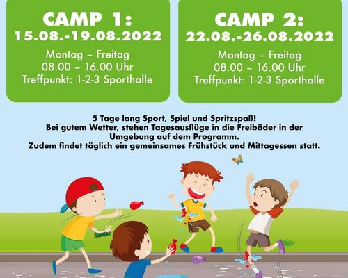 Wassercamp im August 2022
