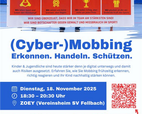 Infoabend: (Cyber-)Mobbing: Erkennen. Handeln. Schützen.