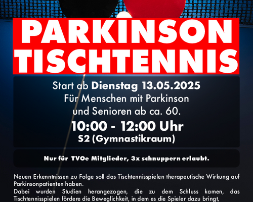 Parkinson Tischtennis
