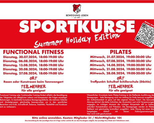 Ferienkurse Juli/August 2024