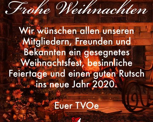 Frohe Weihnachten und eine guten Rutsch!