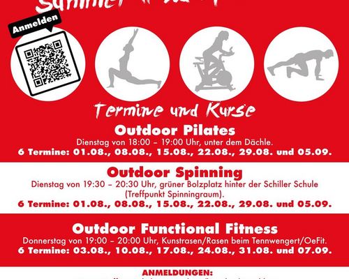 Sportlich bleiben auch in den Sommerferien!