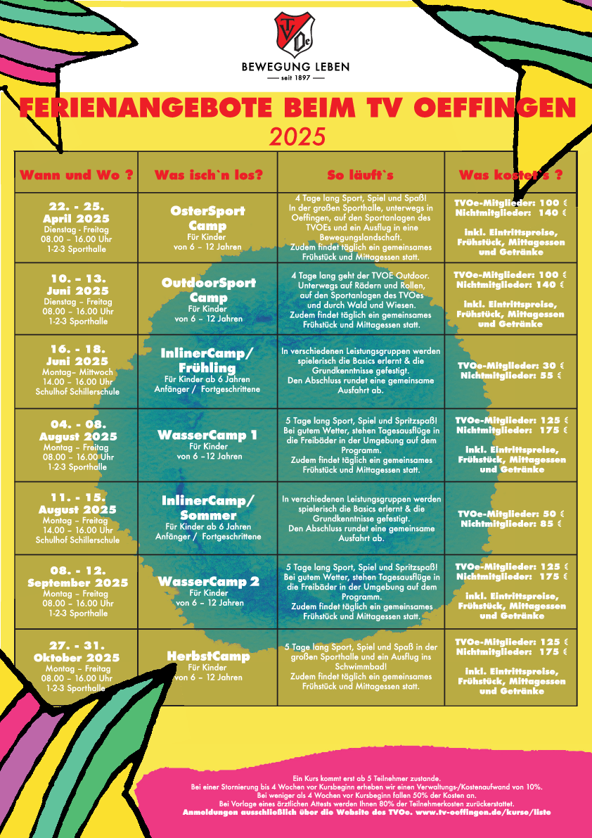 Ferienangebote 2025