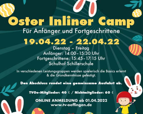 Oster Inliner Camp 19.04.22 – 22.04.22