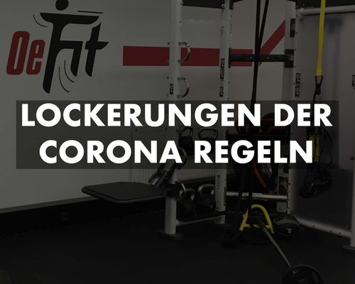 Lockerungen der Corona Regeln