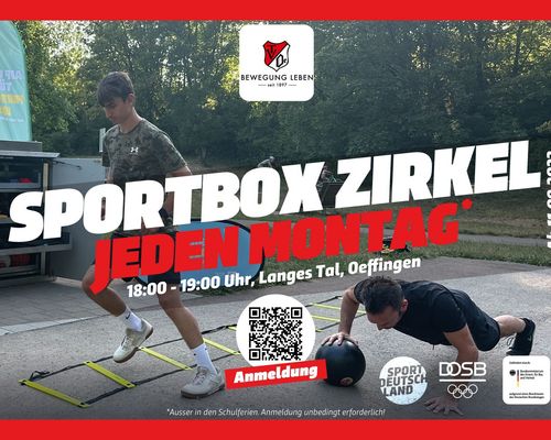SportBox Zirkel ab Montag 11.09.23 im Langen Tal