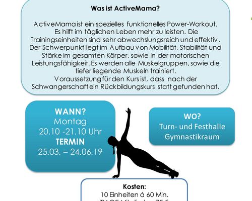 Neuer Kurs Active Mama