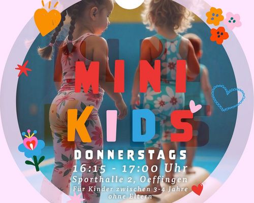 Neuer Kurs für die Kleinen. Mini Kids von 3-4 Jahre