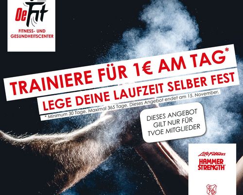 Trainieren für 1€ im OeFit